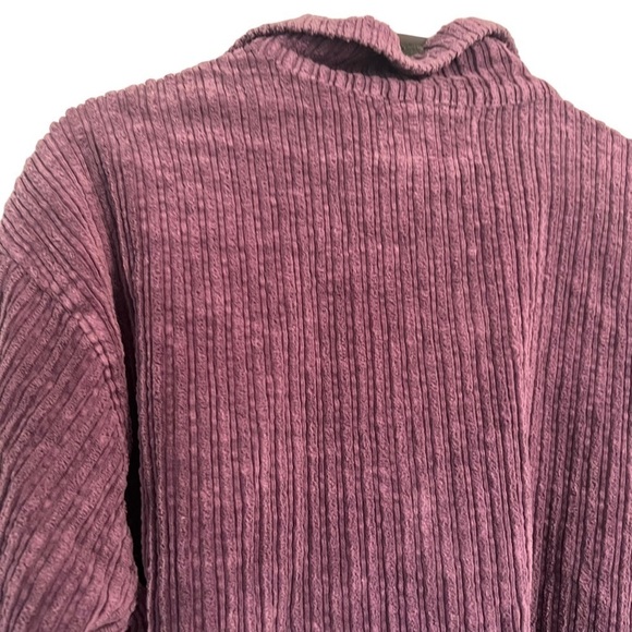 Flax Corduroy Shacket purple Lagan - Picture 6 of 11